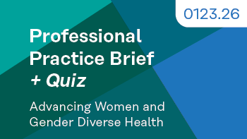 PPB 0123.26 Advancing Women and Gender Diverse Health via Health Information Management: Bridging Data Gaps and Promoting Equity