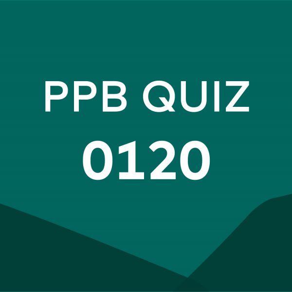 Product card for professional practice brief quiz 0120