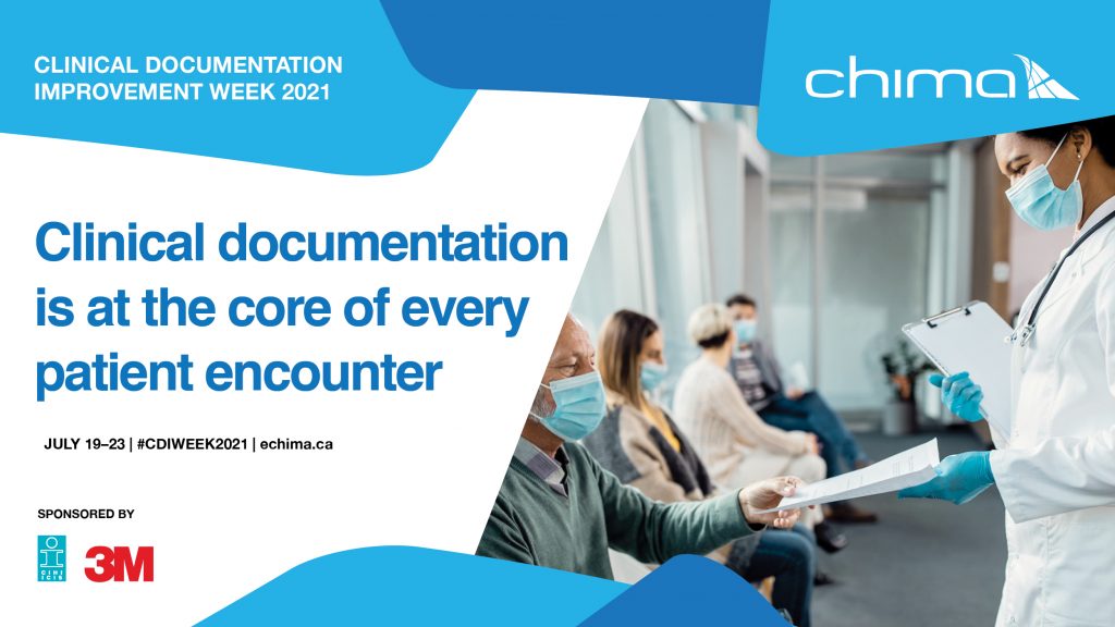 CHIMA I Clinical documentation banner