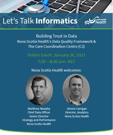 lets talk informatics building trust in data