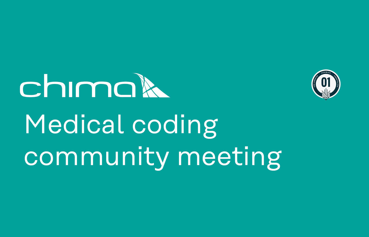 medical coding community meeting