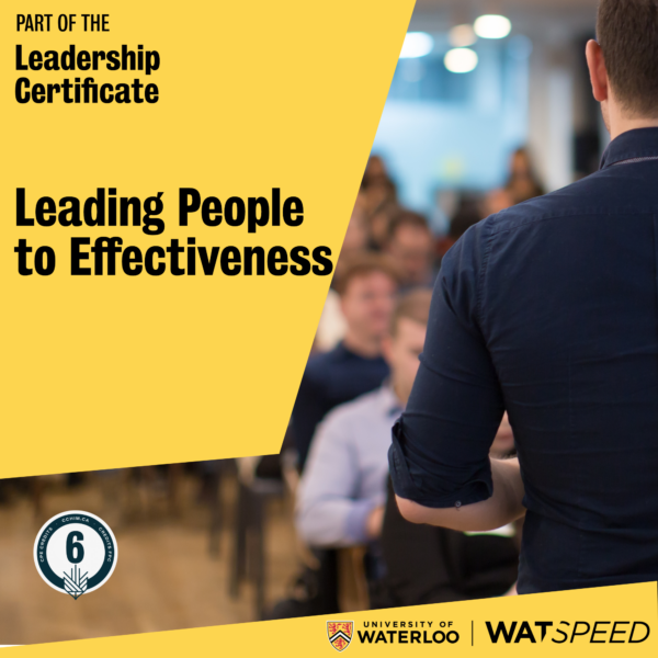 Leading People to Effectiveness